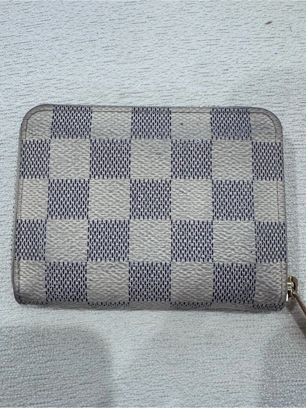 Louis Vuitton Zippy Coin Purse in Damier Azur